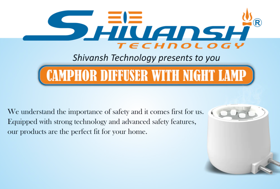 Camphor Diffuser with Night Lamp